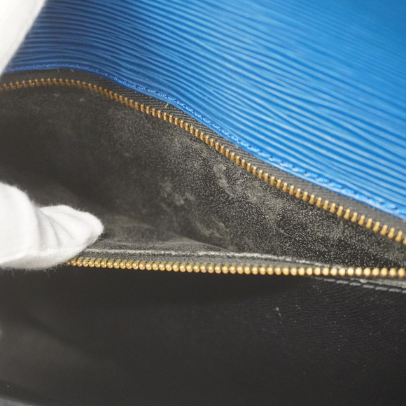 LOUIS VUITTONAuth Epi Sun Crew M52195 Women's Shoulder Bag Toledo Blue - Picture 6 of 10